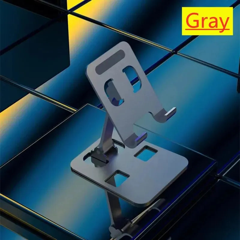 Soporte portátil de aleación de aluminio universal para soporte de teléfono móvil plegable flexible para iPad
