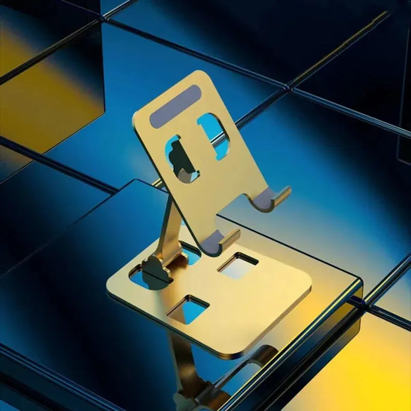 Soporte portátil de aleación de aluminio universal para soporte de teléfono móvil plegable flexible para iPad