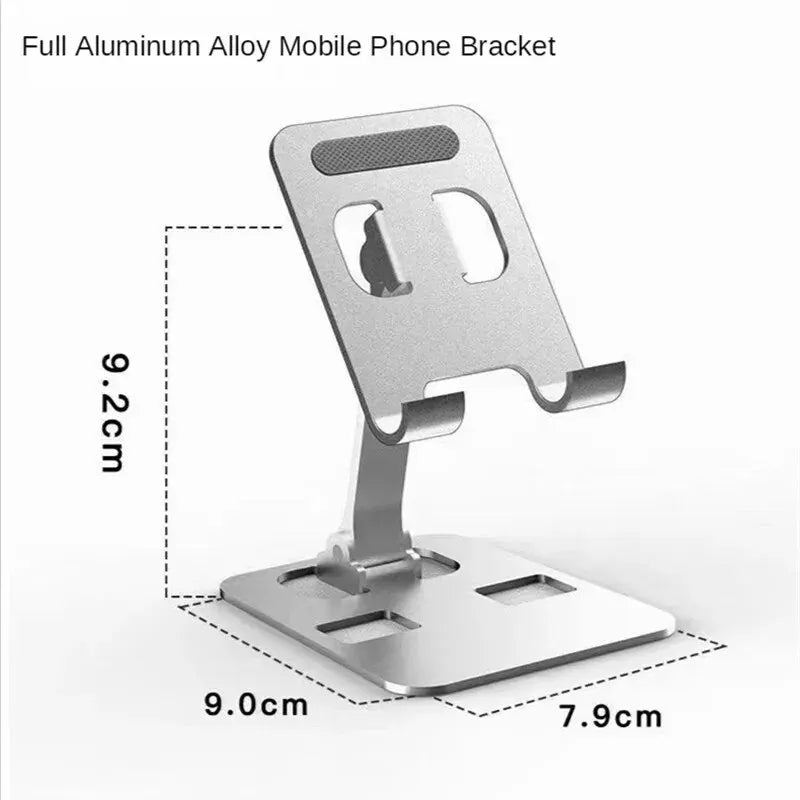 Soporte portátil de aleación de aluminio universal para soporte de teléfono móvil plegable flexible para iPad